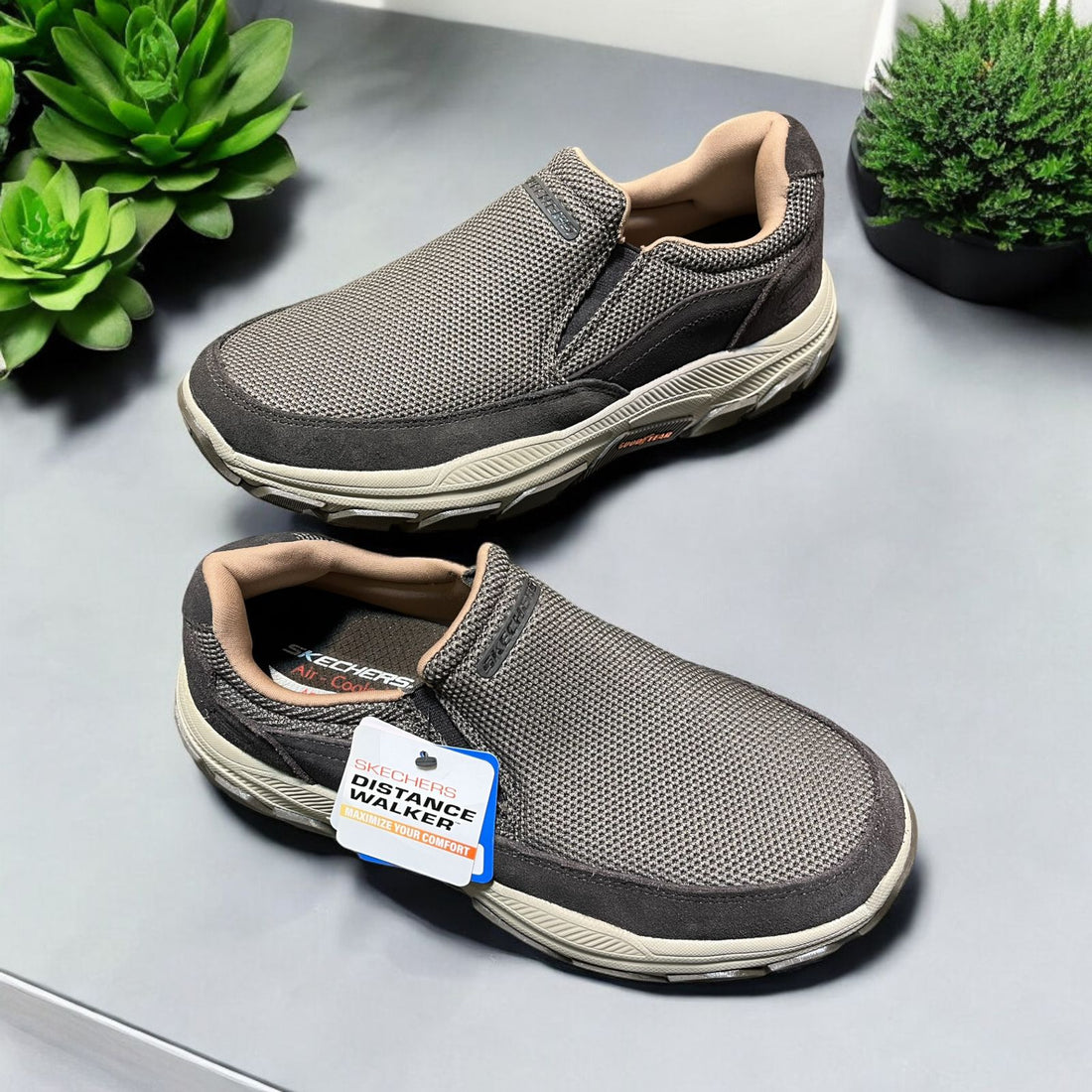 SKECHER DISTANCE WALKER SHOES GREY