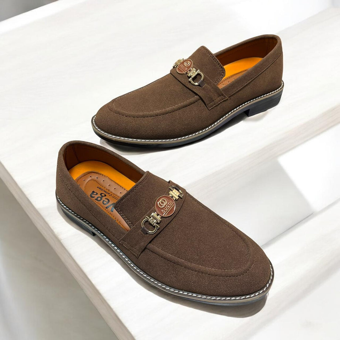 SOFT LEATHER LOAFERS BROWN (SL 1010)