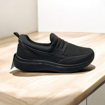 LATEST SKECHERS SHOES BLACK BLACK (SR888)