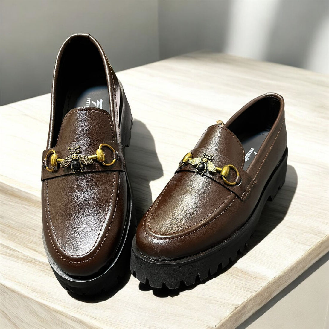 LOFFER SHOES COLOR  BROWN