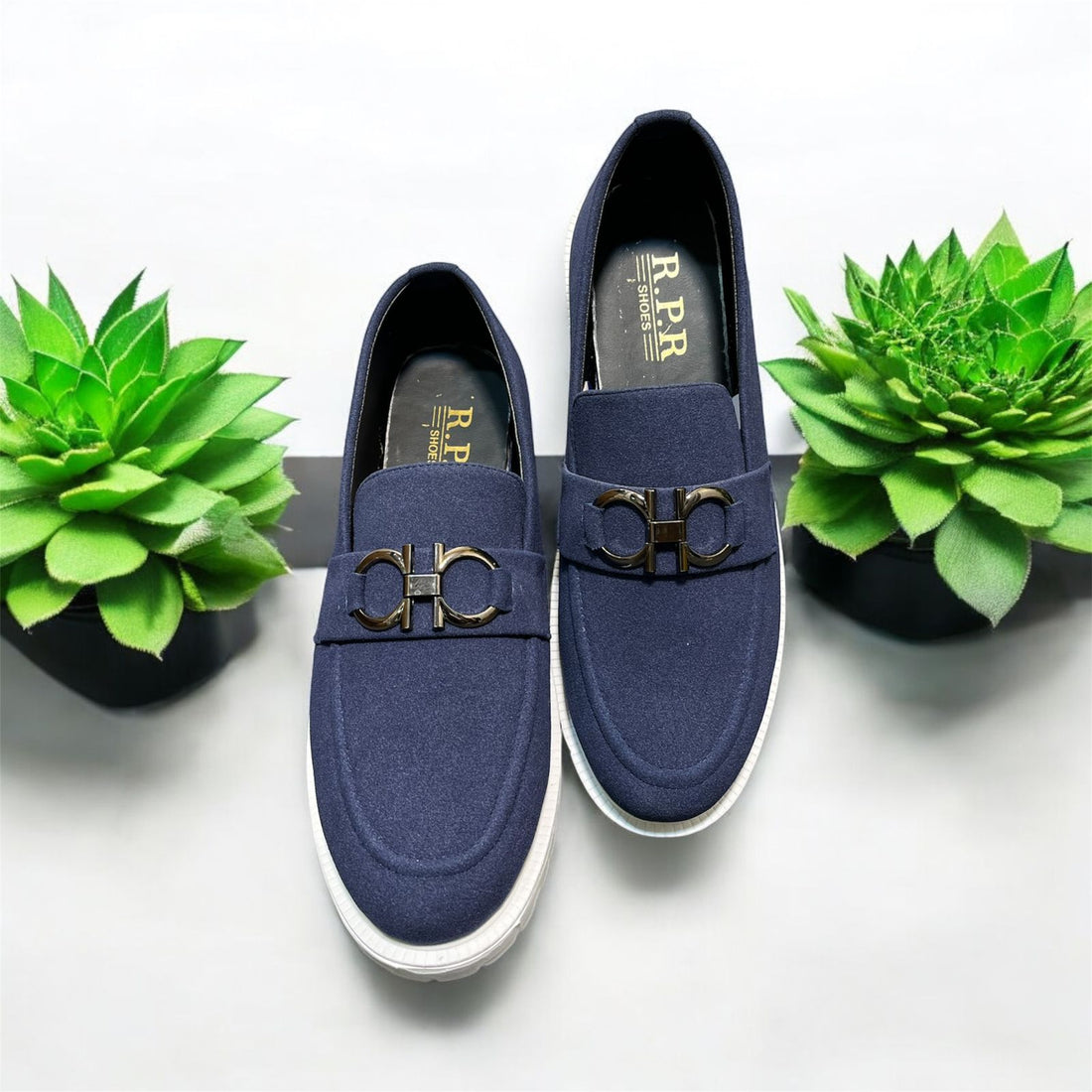 LATEST LOFFER SHOES COLOR BLUE