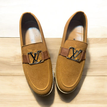 LATEST ARTICLE OF LV LOAFERS MUSTURD COLOR