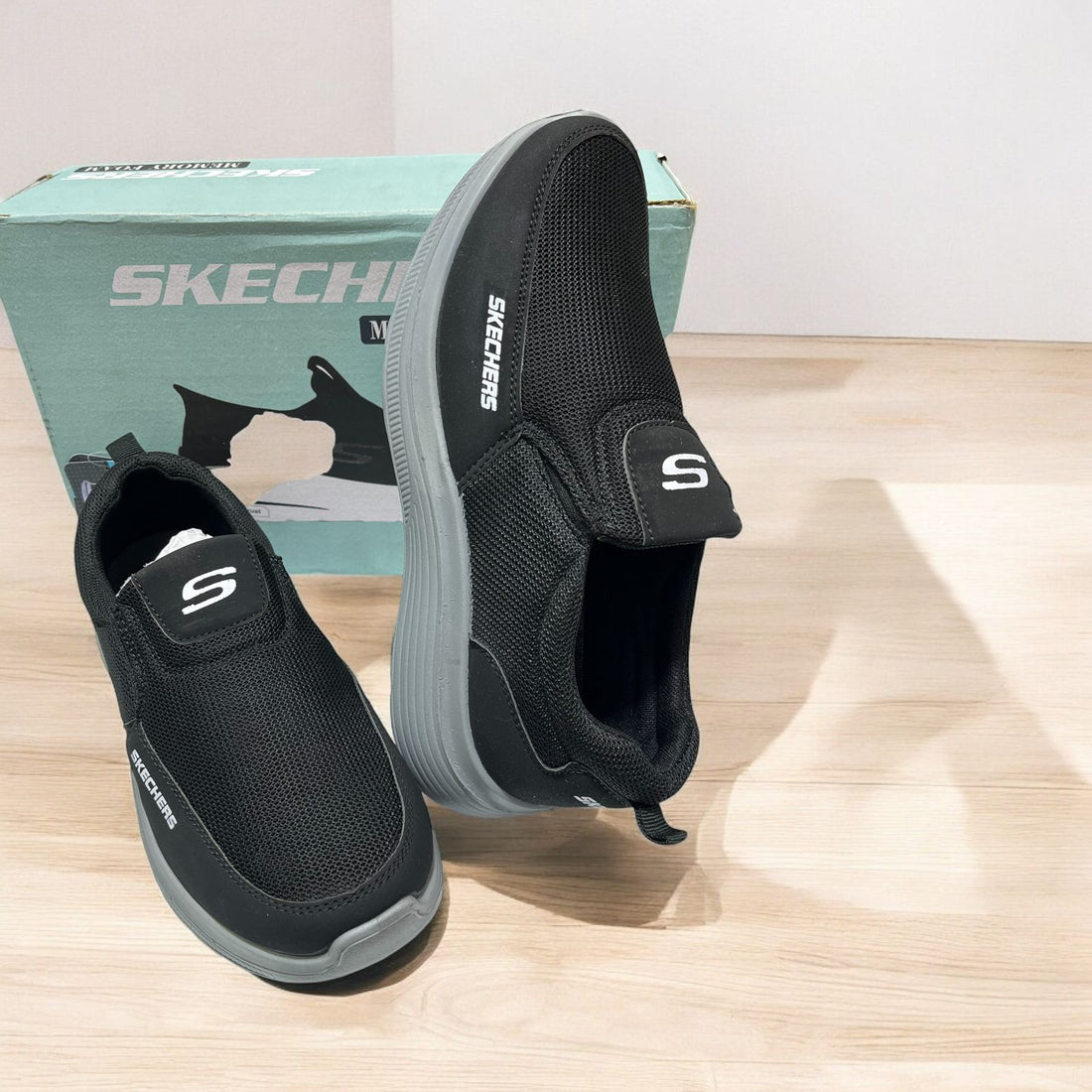 LATEST SKECHER SPORTS SHOES BLACK